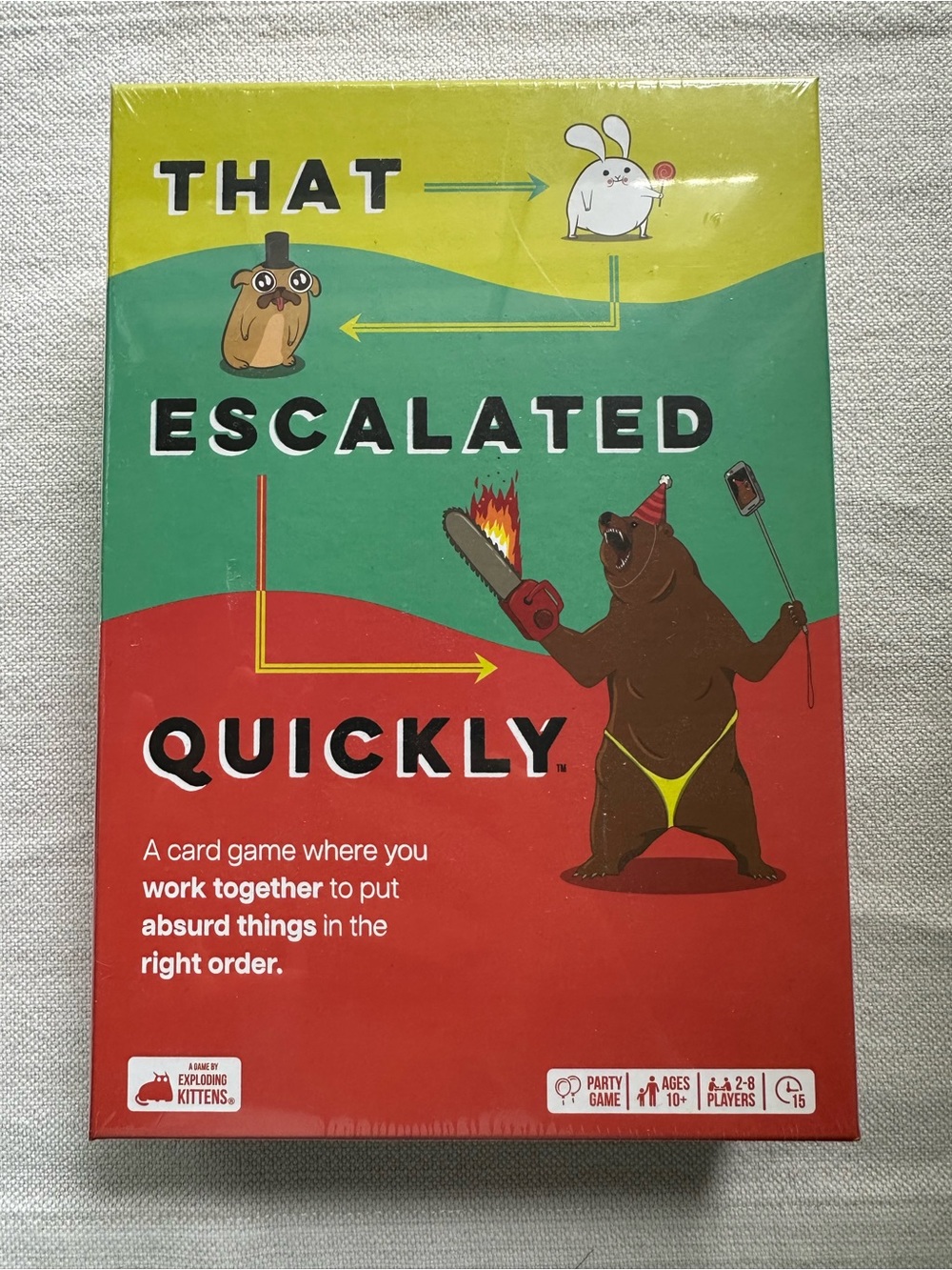 That Escalated Quickly - a game by Exploding Kittens